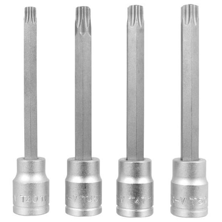 Performance Tool 4-Pc 3/8 In Dr. Brake Caliper Socket Set Star Bit Socket, W86020 W86020